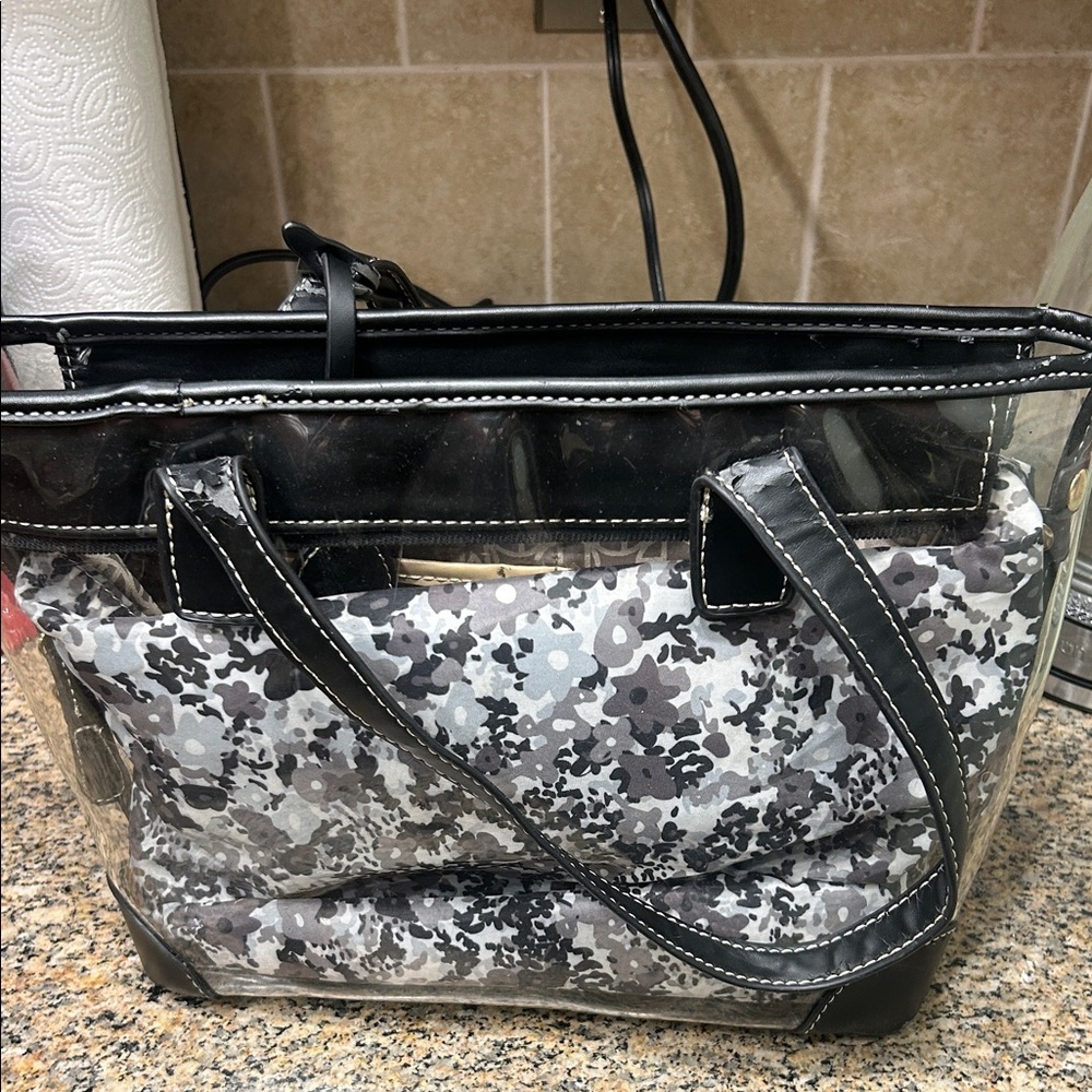 Stylish Black and Gray Women's Tote Bag